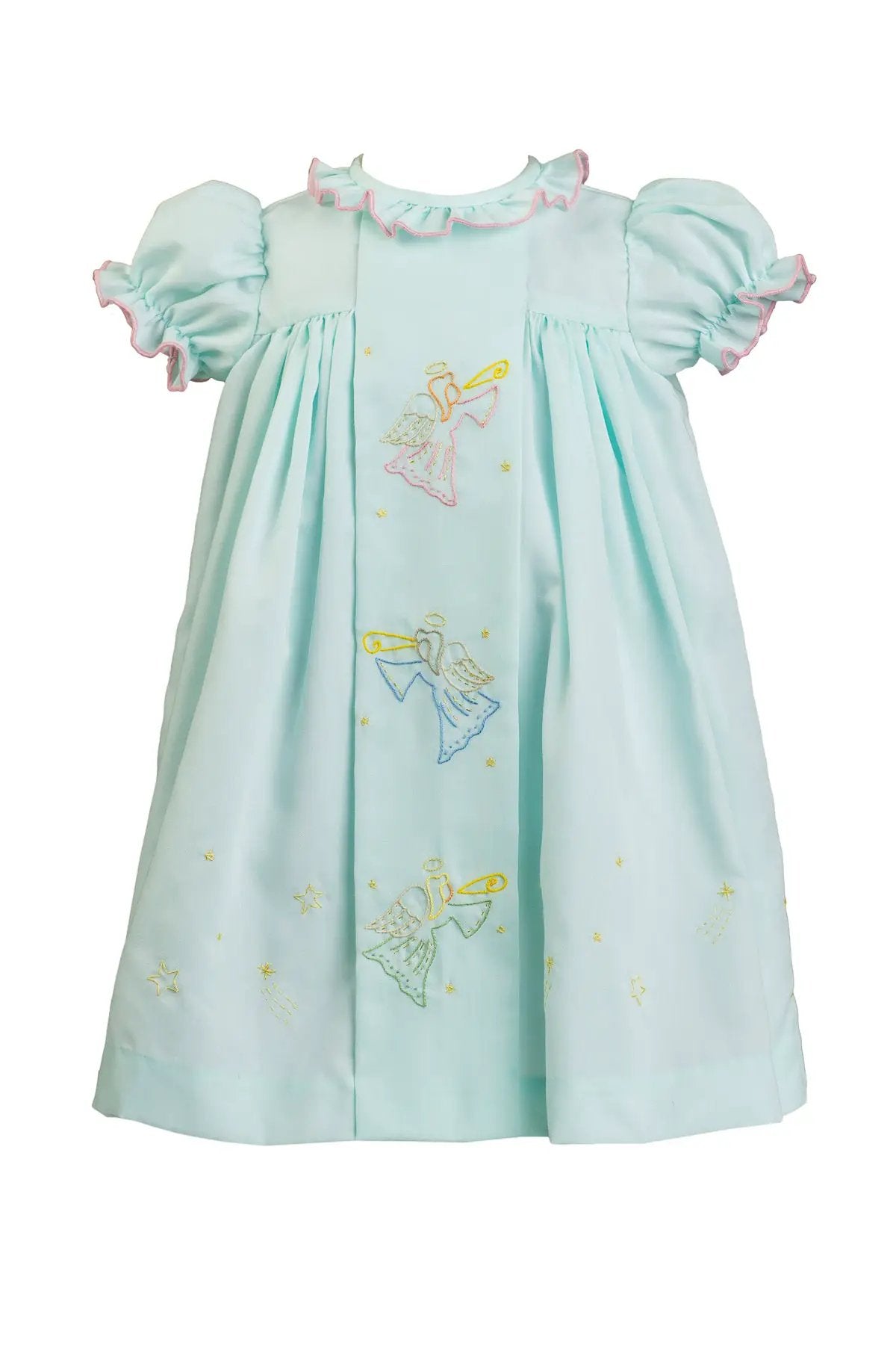 Proper Peony Girls Mint Green Christmas Harmonic Angels Dress