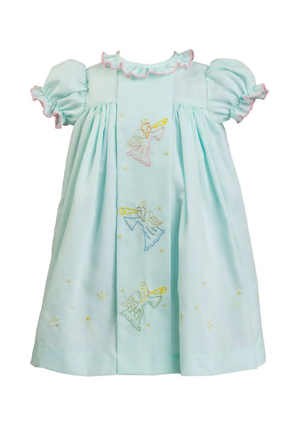 Proper Peony Girls Mint Green Christmas Harmonic Angels Dress