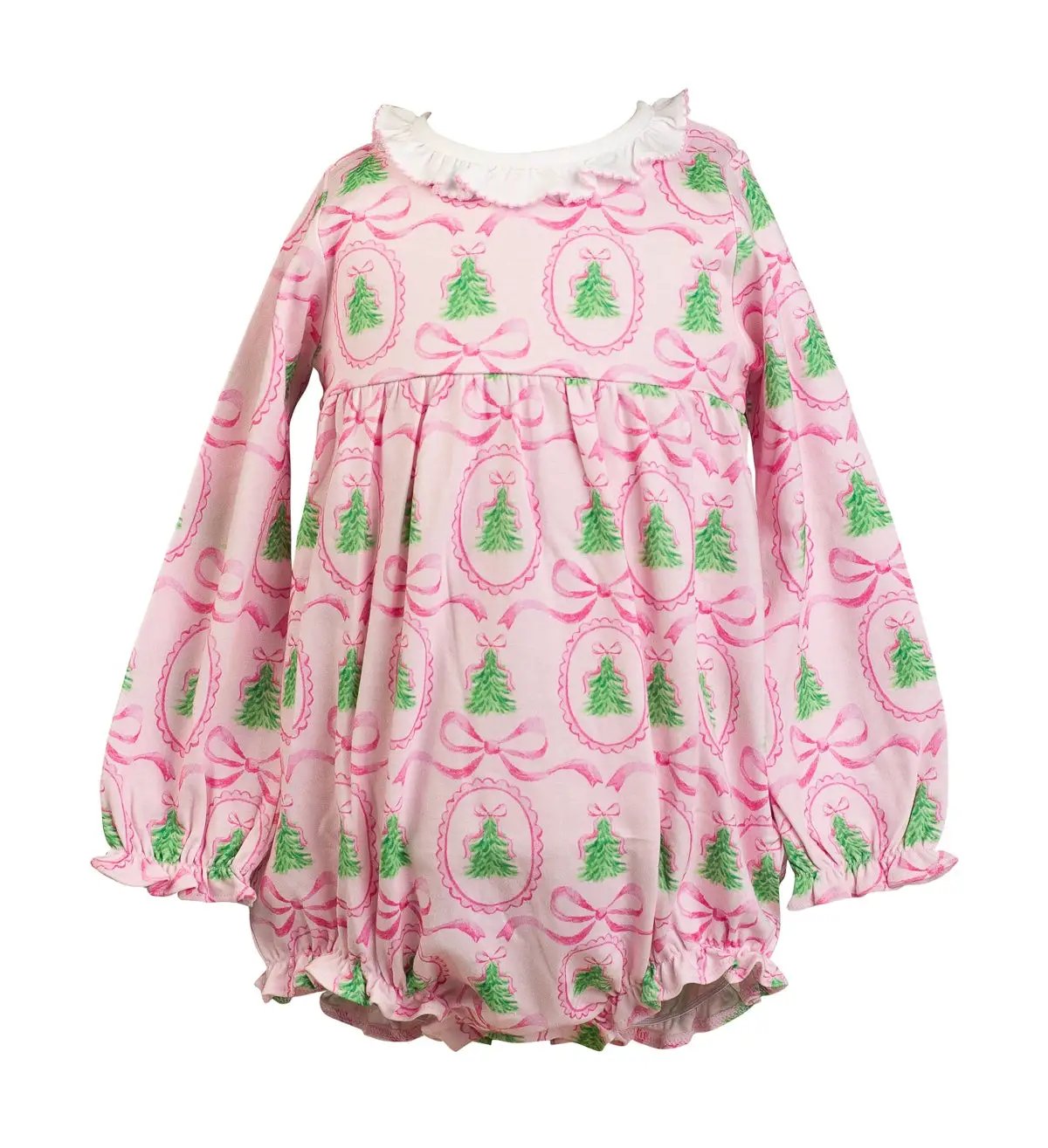 Proper Peony Girls Pink Pima Tannenbaum Christmas Tree Bubble