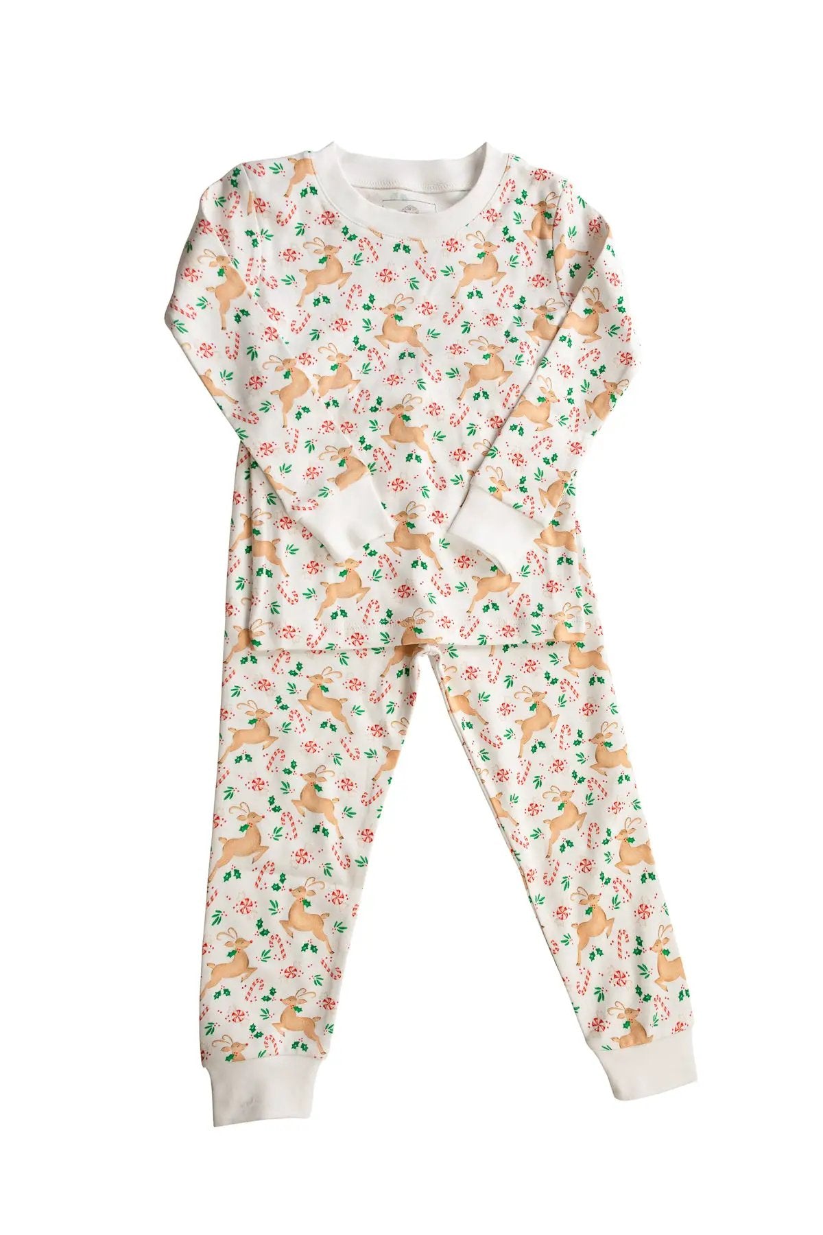 Proper Peony Boys & Girls Prancer Christmas Reindeer Pajamas Set
