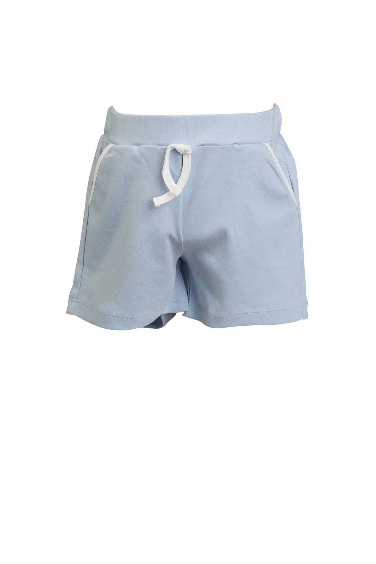 Proper Peony Boys Pima Pull On Shorts - Soft Blue