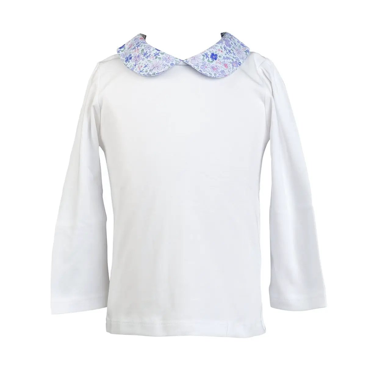 Proper Peony Girls Iris Garden Long Sleeved Collared Shirt