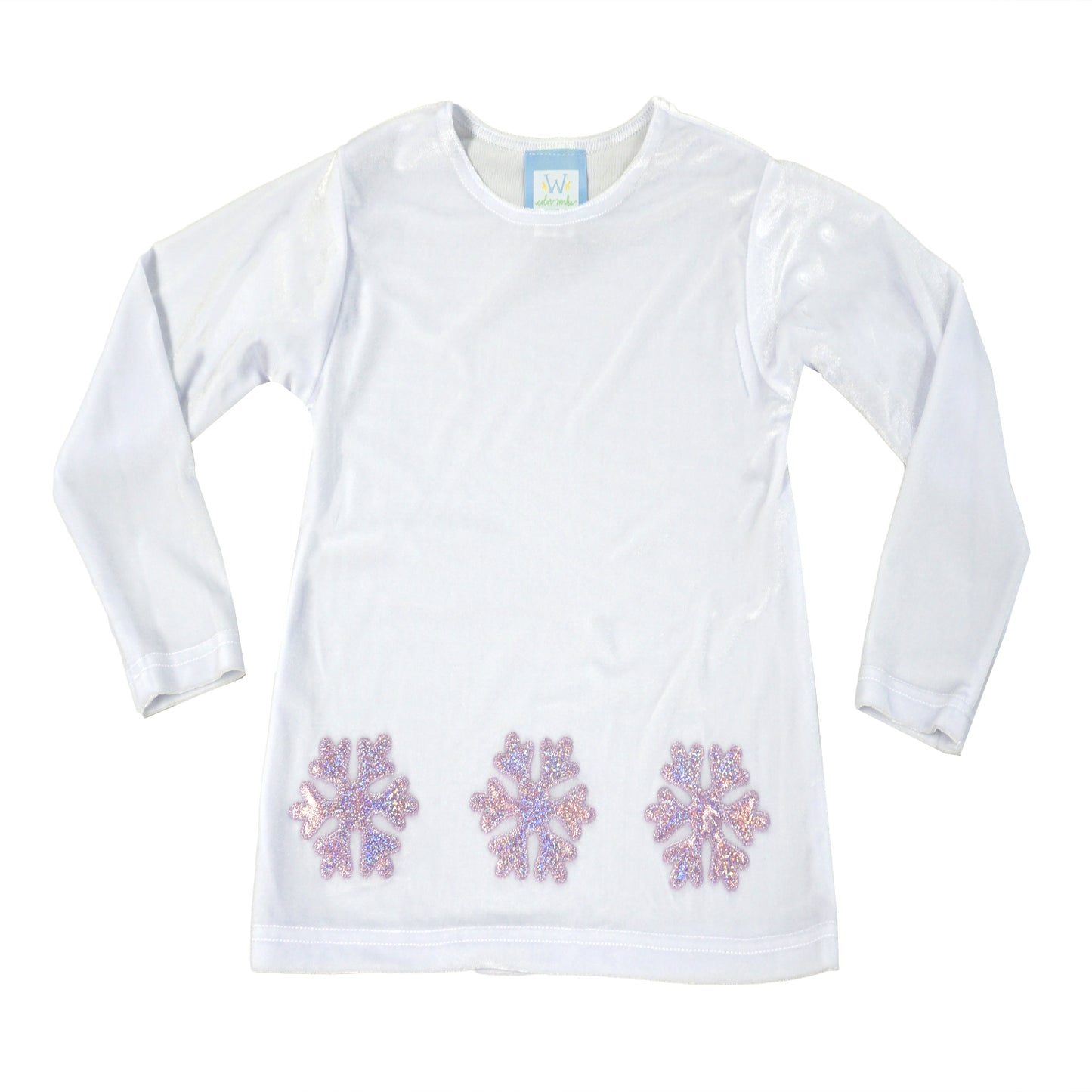 Funtasia Too Girls White Top - Sparkly Snowflake by Funtasia