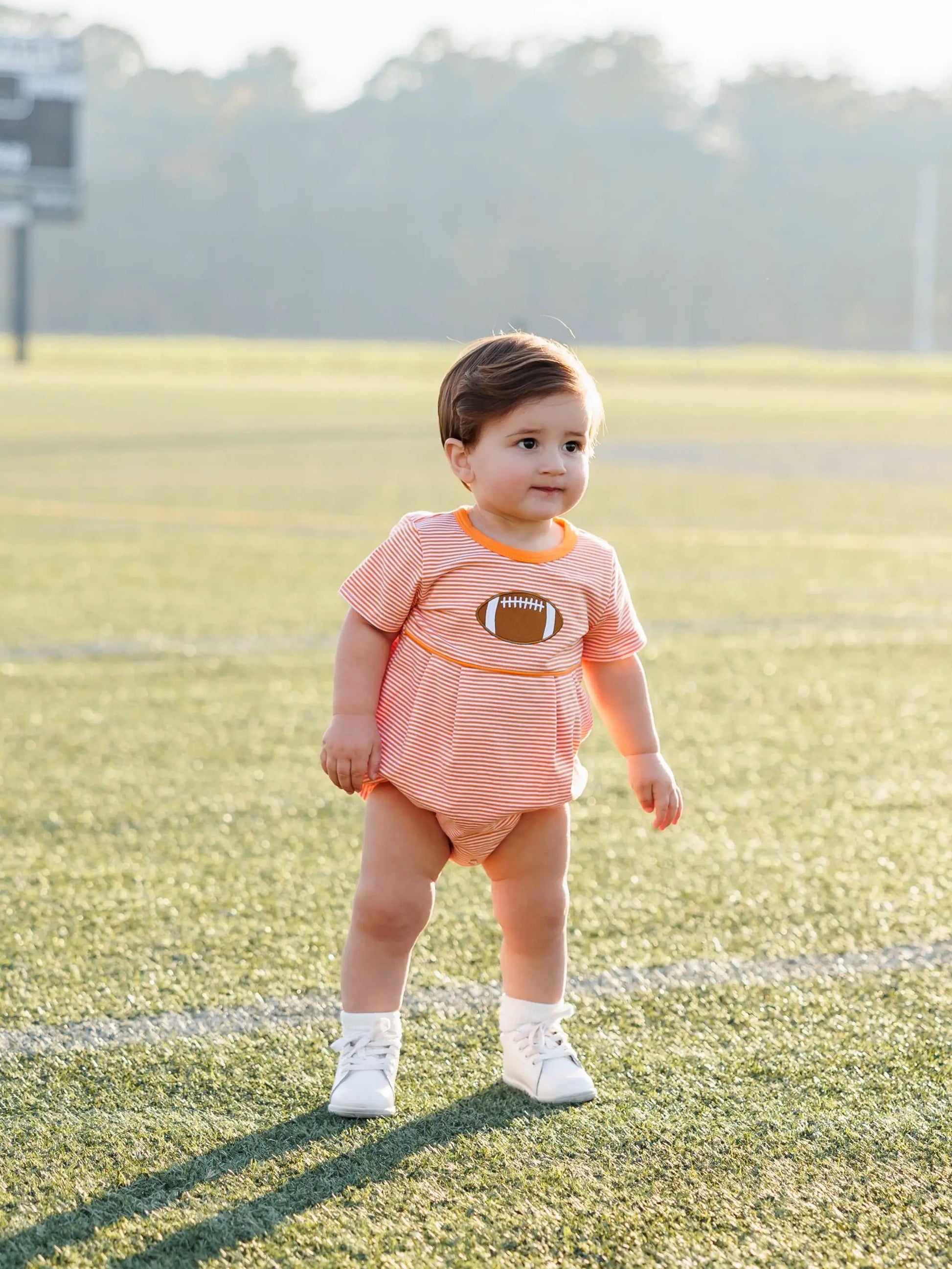 Trotter Street Kids Boys Football Bubble - Orange