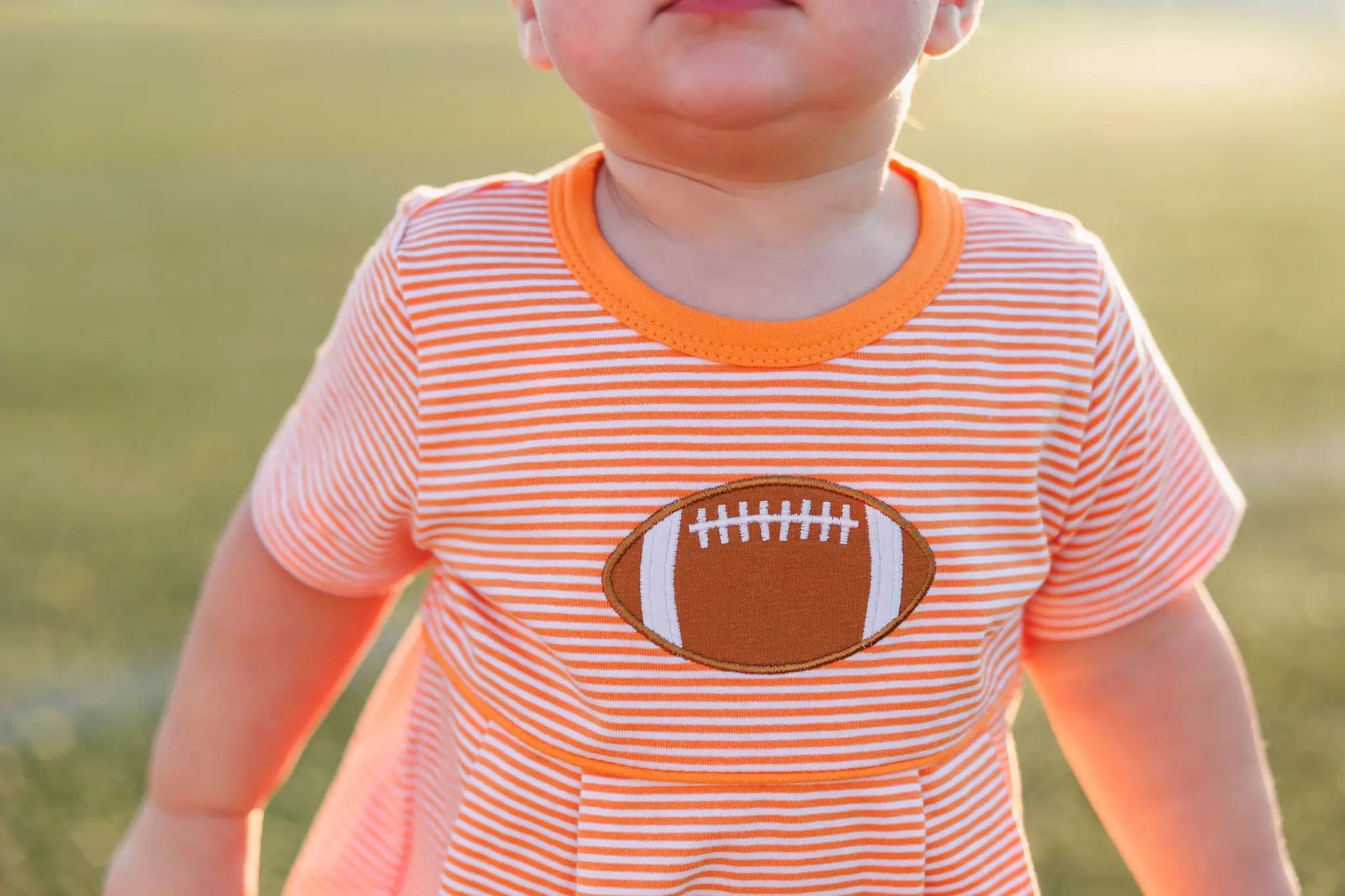 Trotter Street Kids Boys Football Bubble - Orange