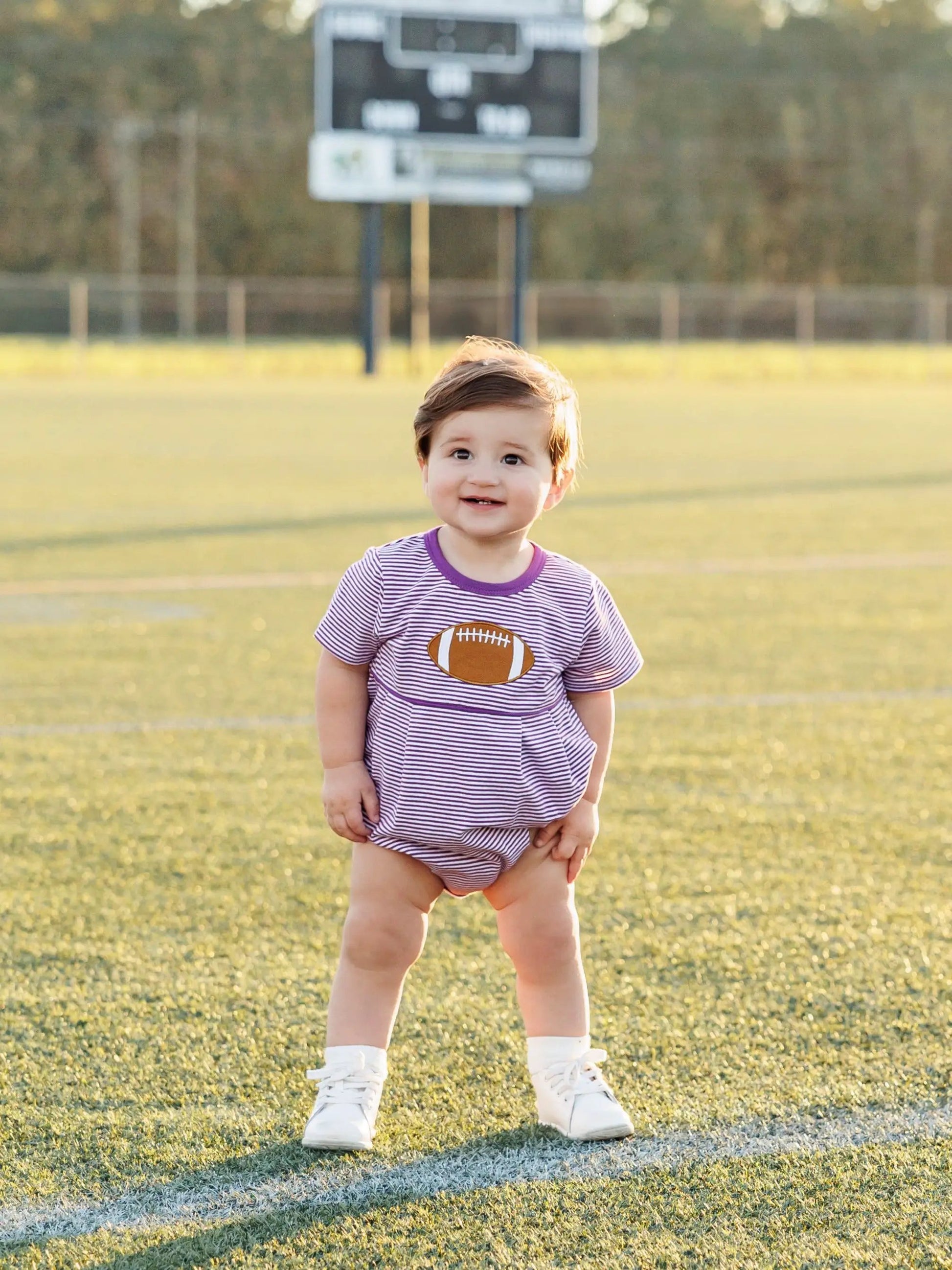Trotter Street Kids Boys Football Bubble - Purple
