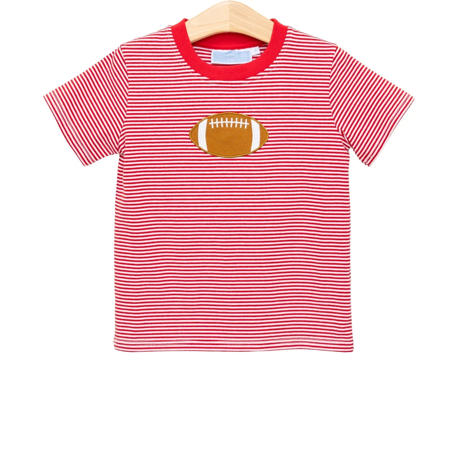 Trotter Street Kids Boys Football Shirt - Red