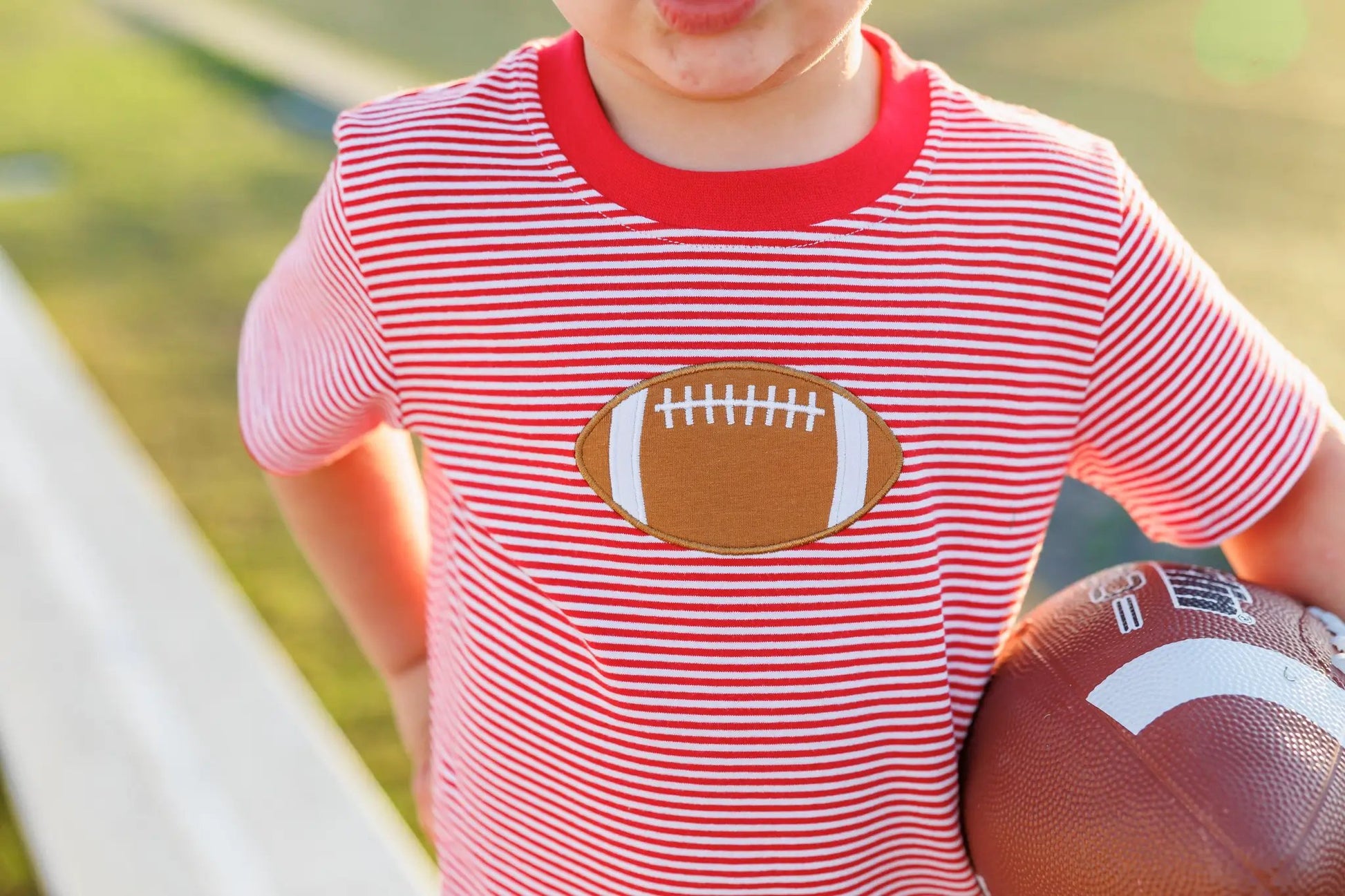 Trotter Street Kids Boys Football Shirt - Red