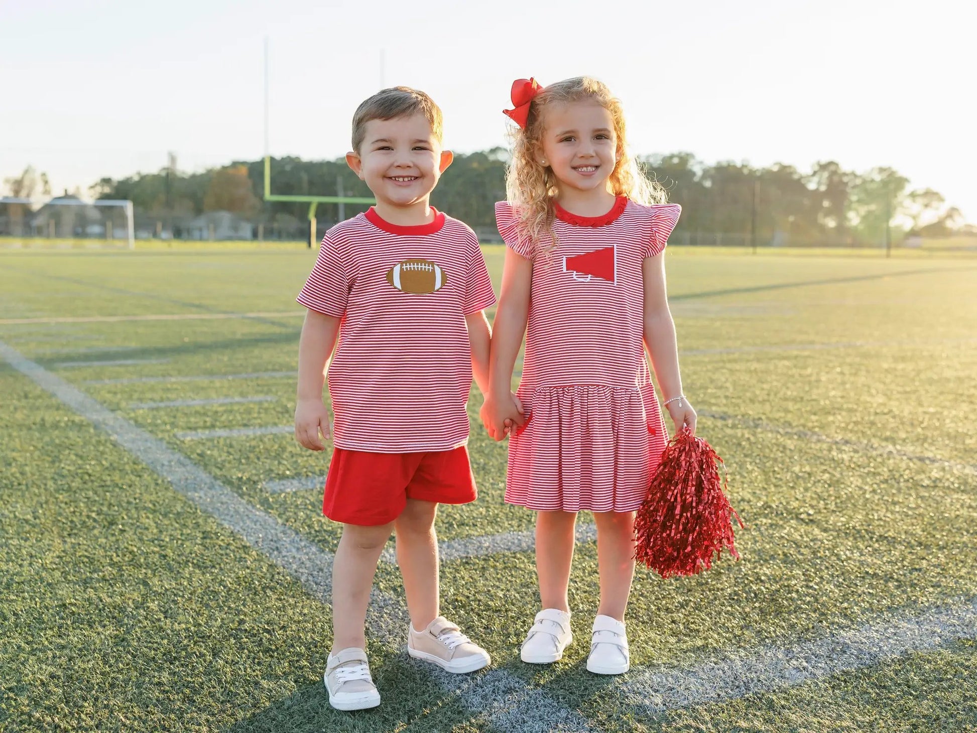 Trotter Street Kids Boys Football Shirt - Red