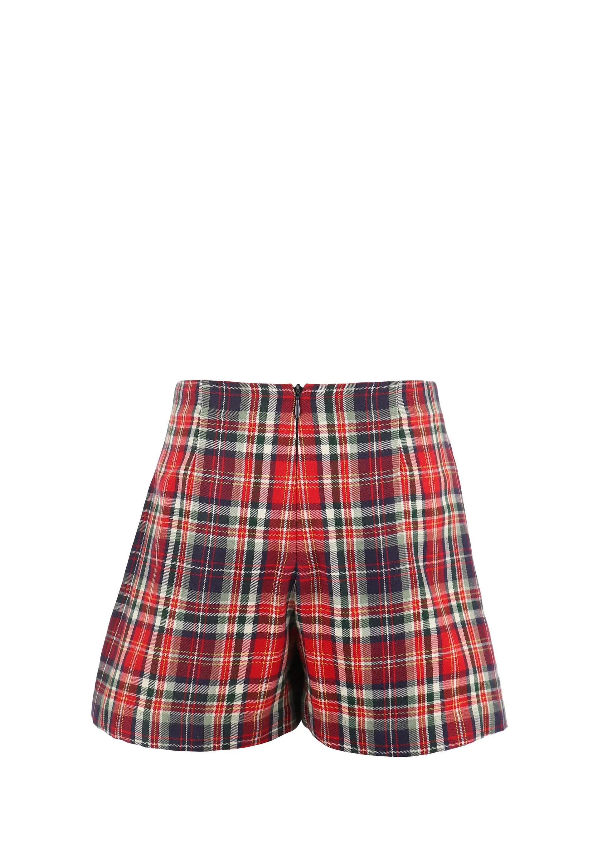 Luli & Me Gabby Girls Becca Skort - Red Plaid