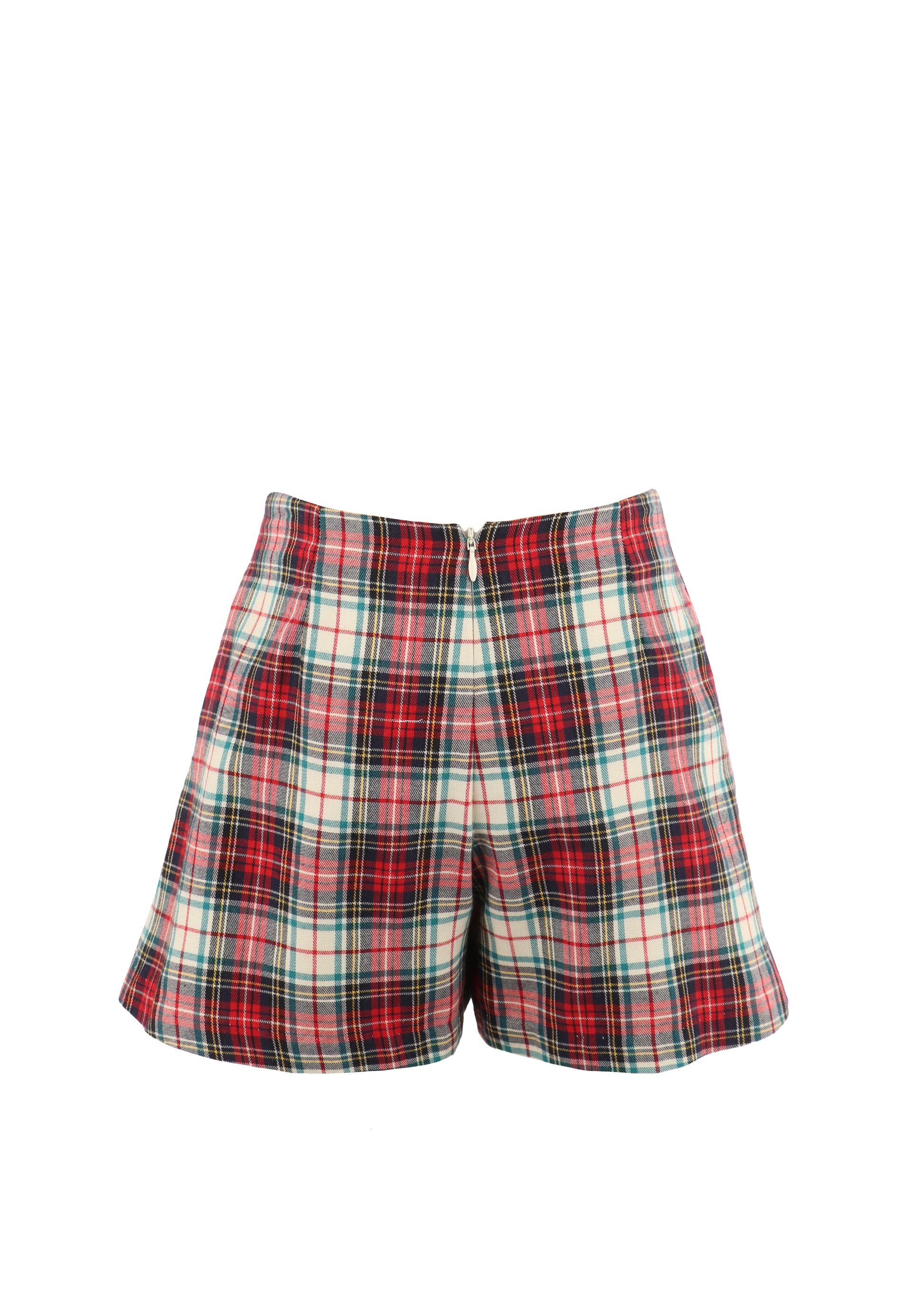 Luli & Me Gabby Girls Red Holiday Plaid Avery Skort