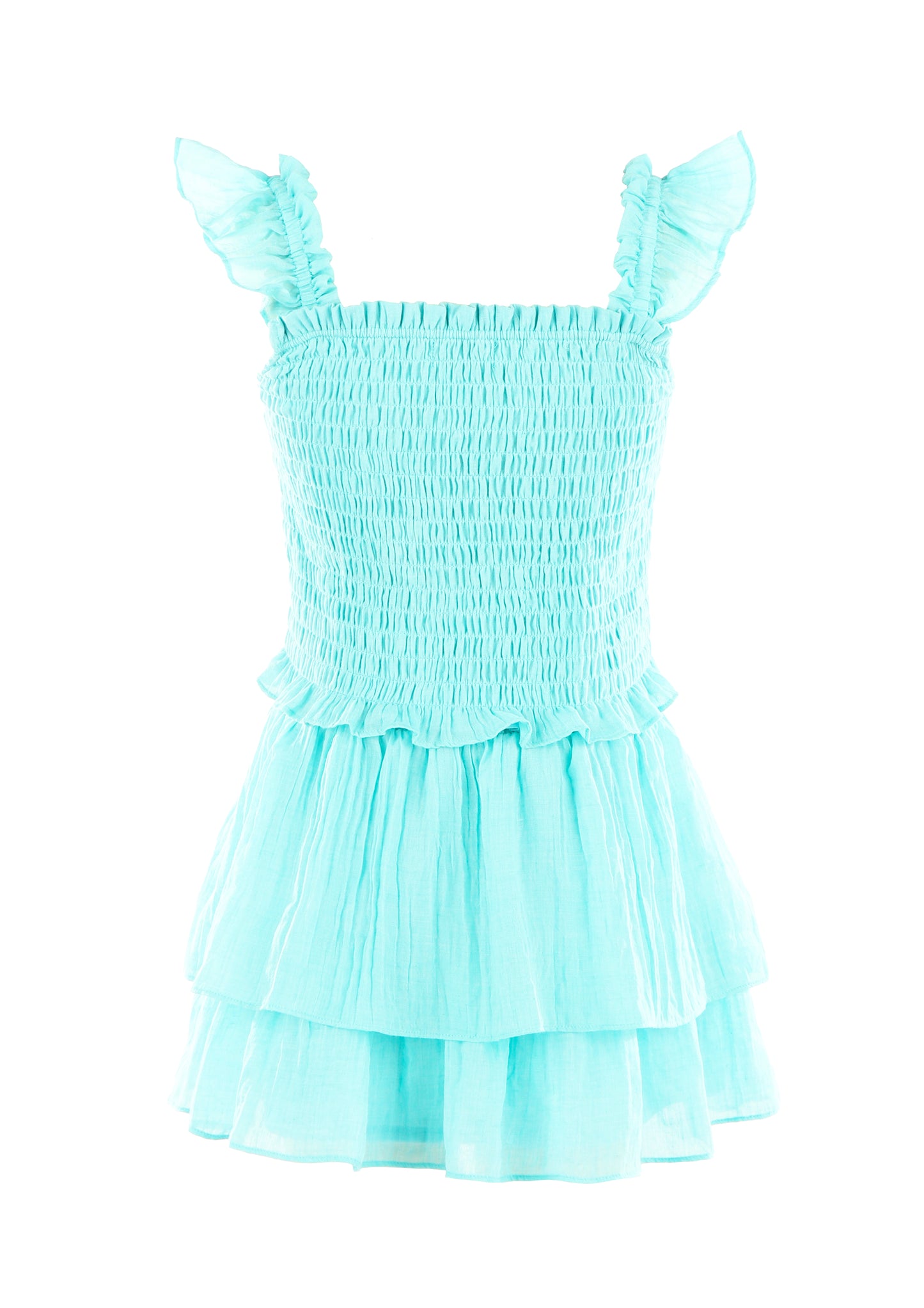 Luli & Me Gabby Girls Ava Smocked Top & Skirt Set by Luli & Me