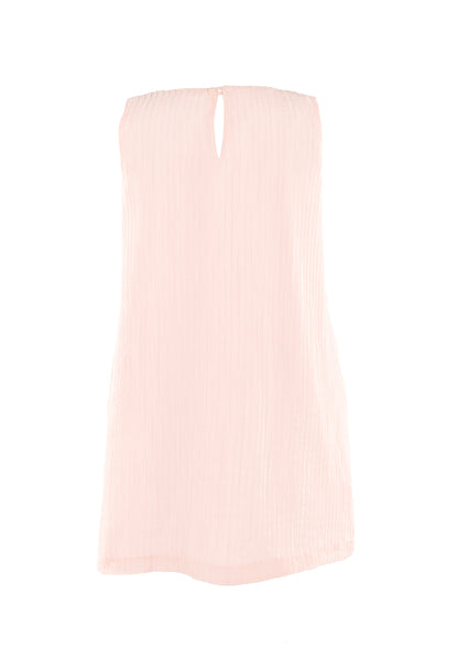Luli & Me Gabby Girls Grace Sleeveless Dress with Belt - Pink by Luli & Me