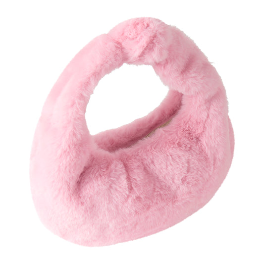 Rachel Riley London Girls Faux Fur Purse Handbag - Pink by Rachel Riley
