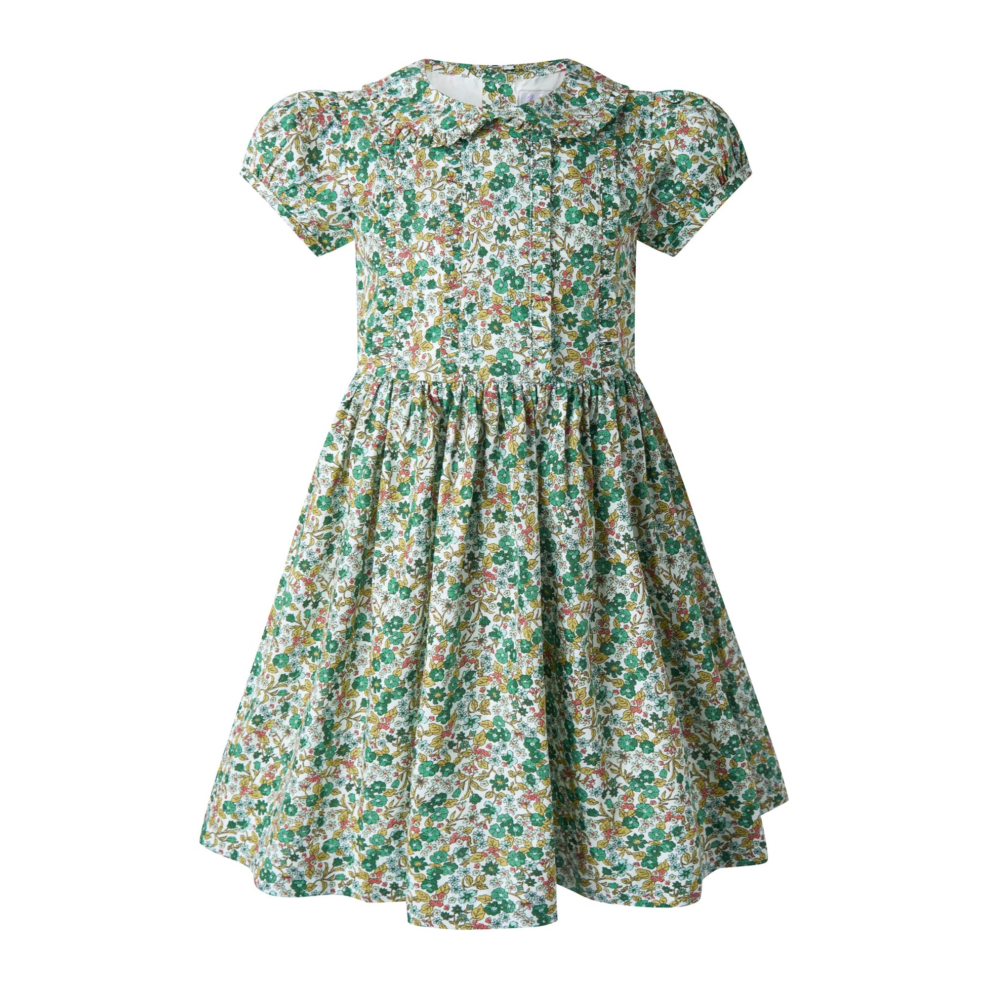 Botanical Frill Front Dress 5y Botanical Frill Front Dress 5y