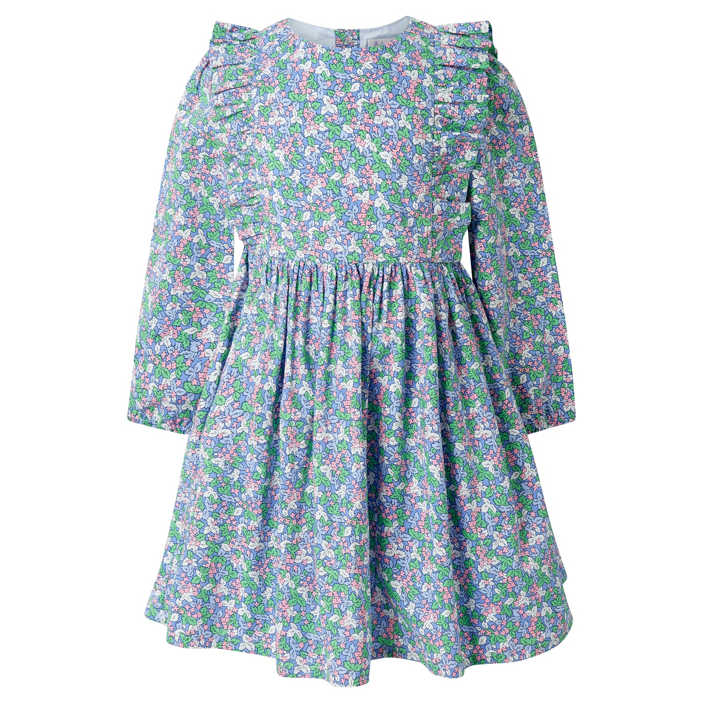 Rachel Riley London Girls Winter Blossom Floral Frill Dress by Rachel Riley