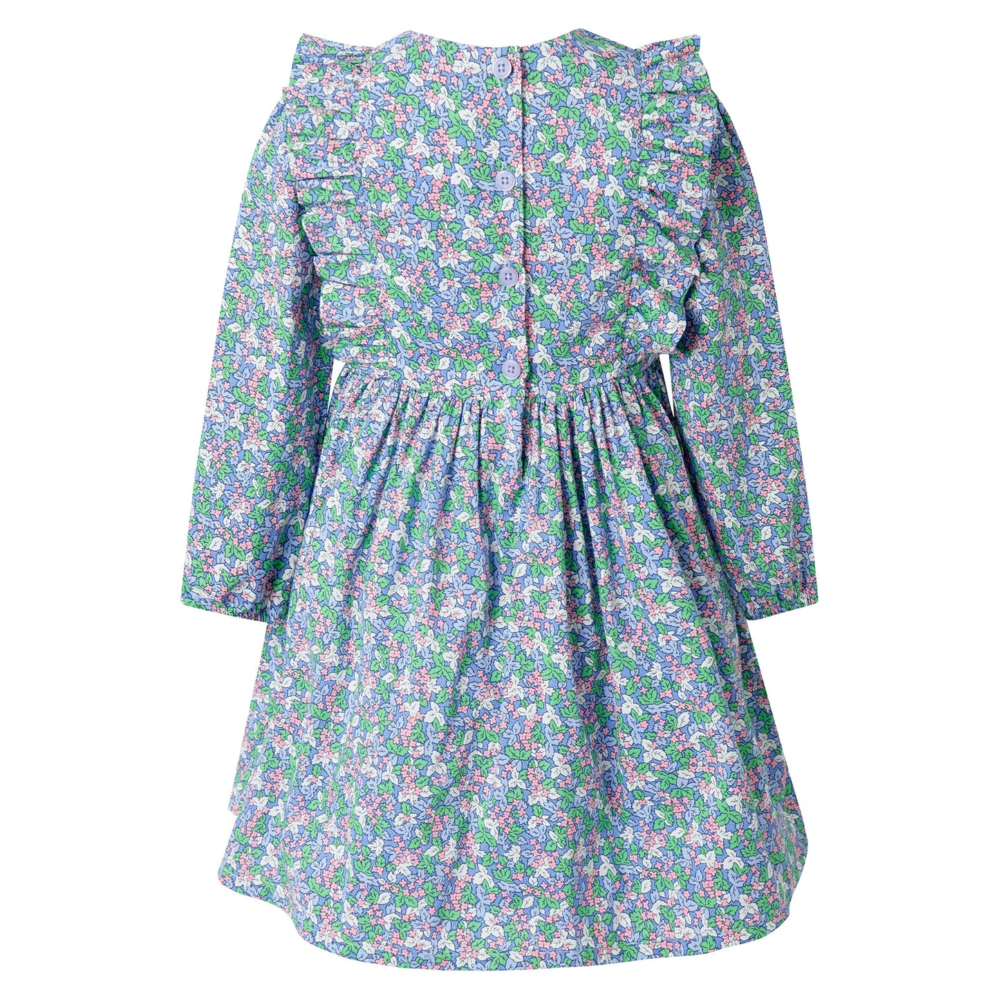 Rachel Riley London Girls Winter Blossom Floral Frill Dress by Rachel Riley