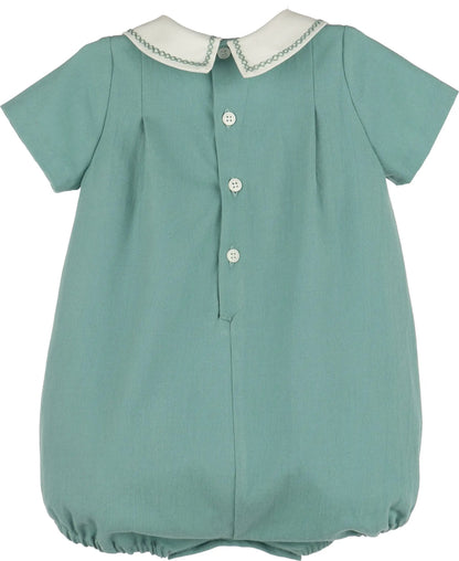 Luli & Me Boys Green Fall Garden Bubble by Luli & Me