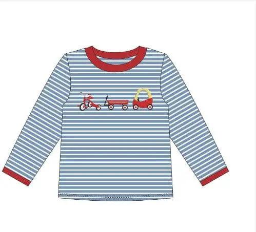 Trotter Street Kids Boys Blue Playtime Adventures Shirt