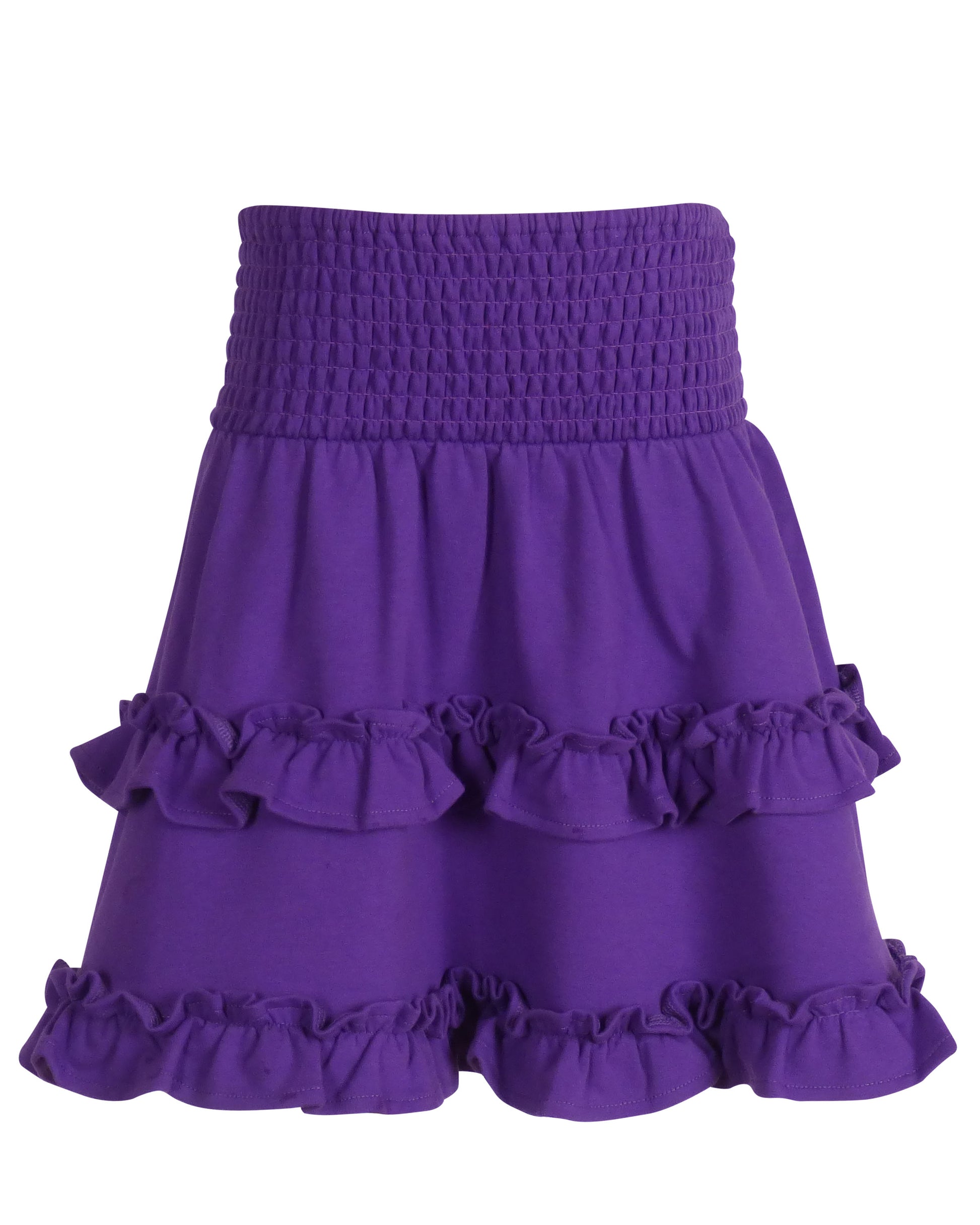 Yellow Lamb Girls Gameday Cheerleader Cheer Skirt Set - LSU Purple & Yellow