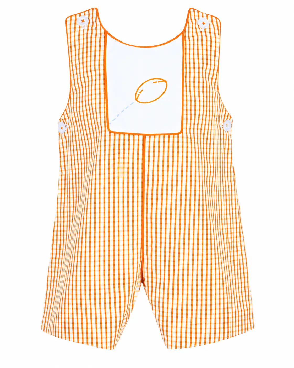 Yellow Lamb Boys Jean Jon Jon - Football Game Day Clemson Orange by Yellow Lamb
