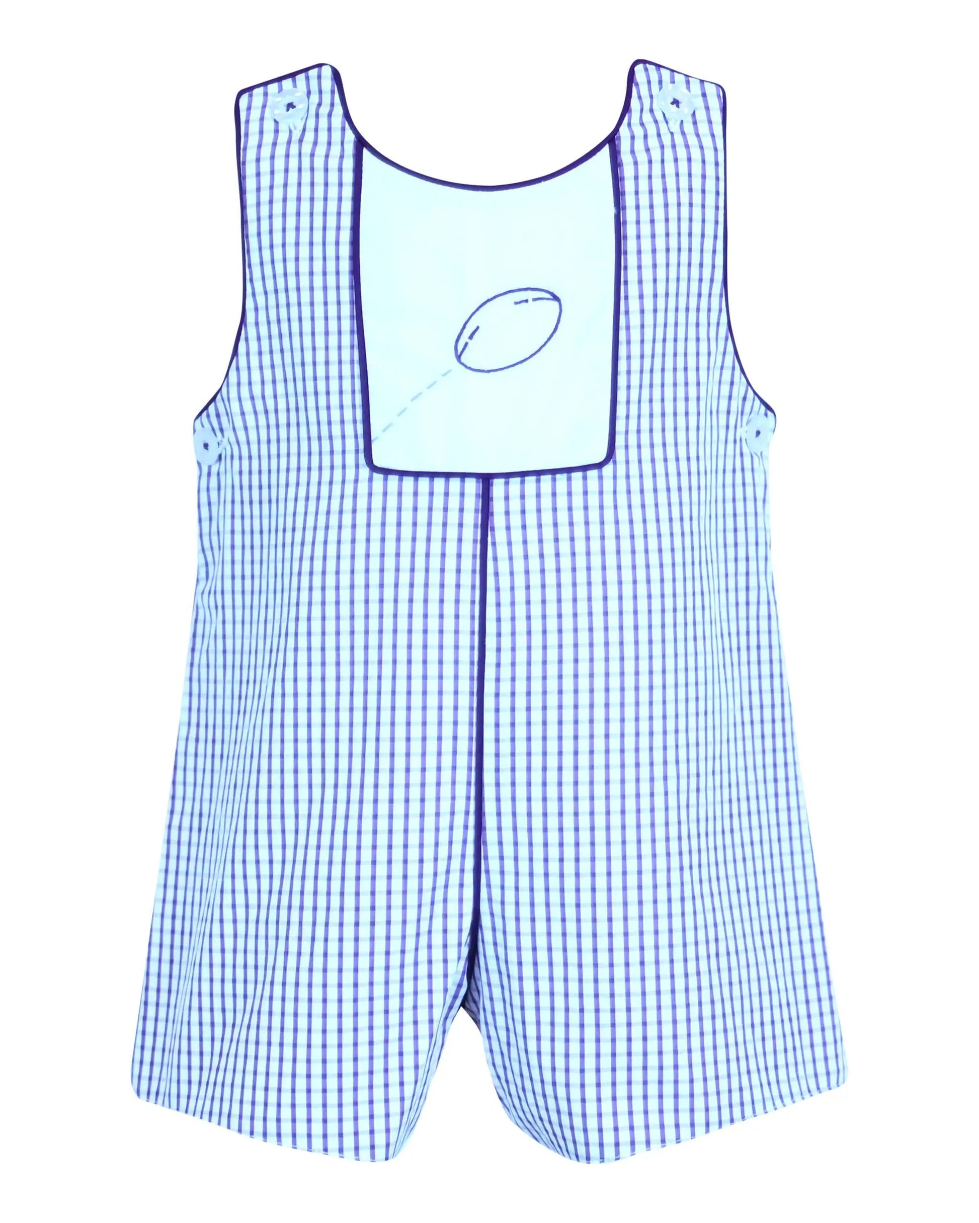 Yellow Lamb Boys Jean Jon Jon - Football Game Day LSU Purple