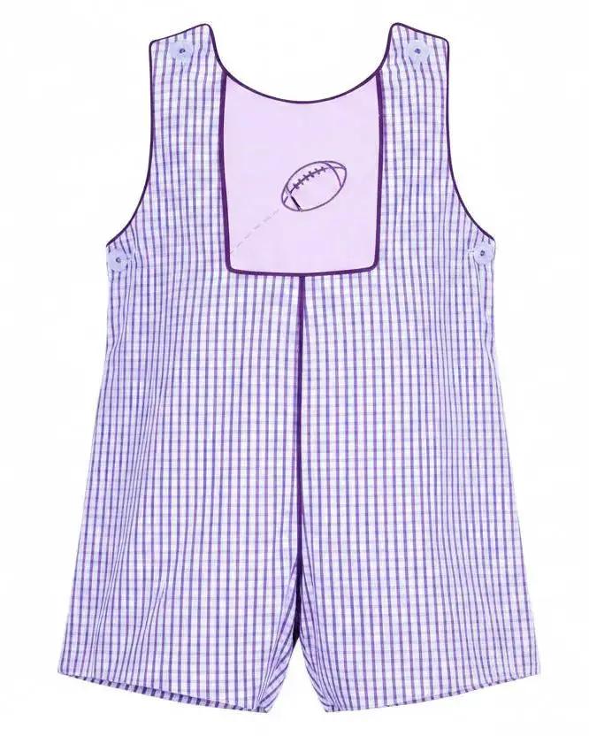 Yellow Lamb Boys Jean Jon Jon - Football Game Day LSU Purple by Yellow Lamb