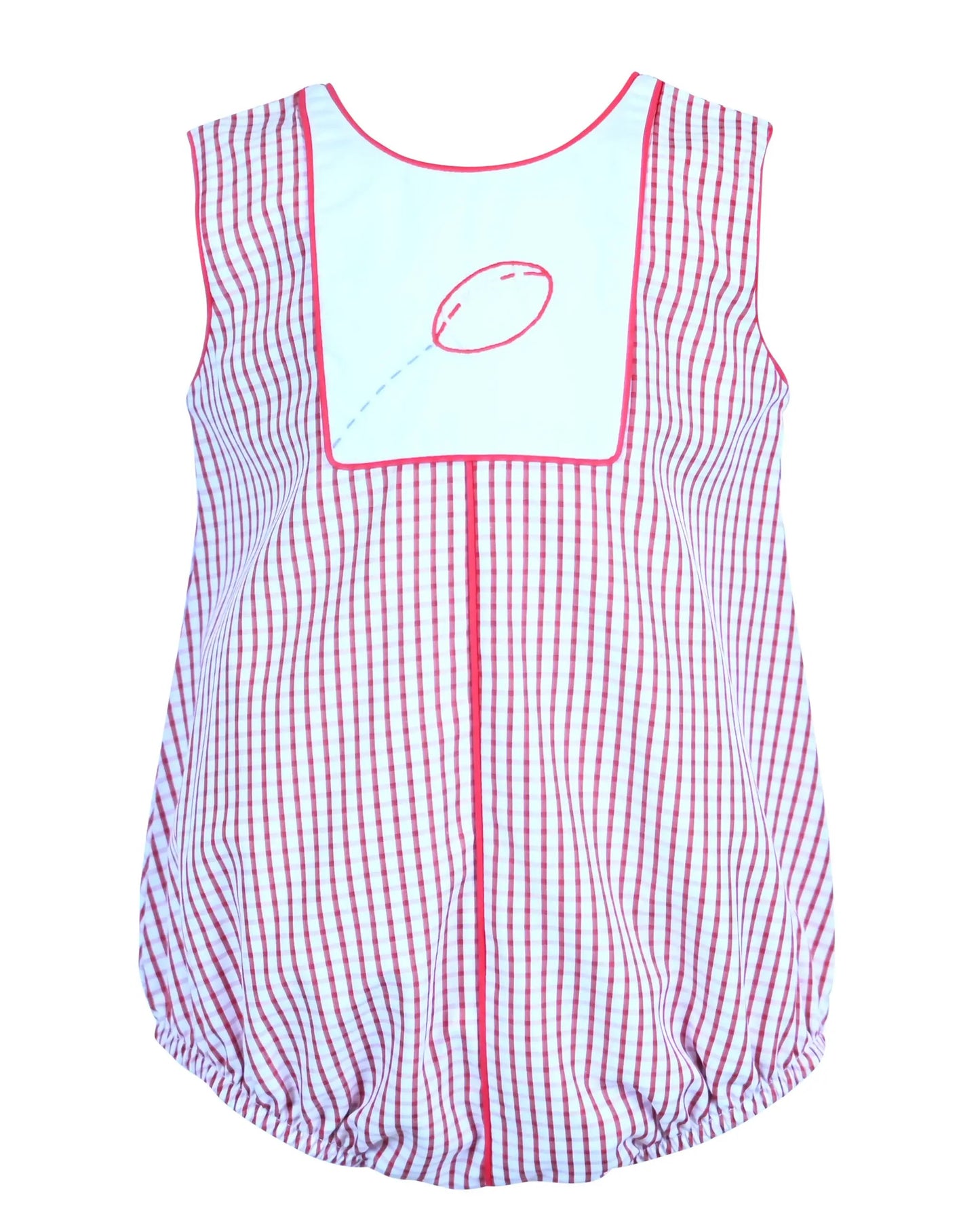Yellow Lamb Boys Bellamy Bubble - Football Game Day UGA Red by Yellow Lamb