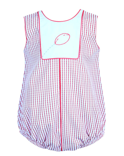 Yellow Lamb Boys Bellamy Bubble - Football Game Day UGA Red by Yellow Lamb
