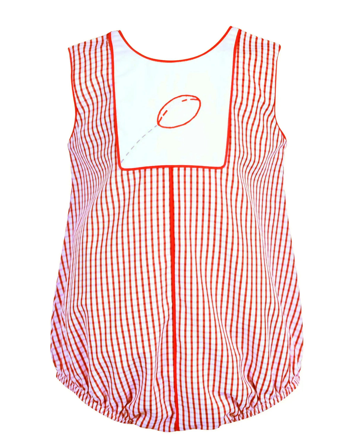 Yellow Lamb Boys Bellamy Bubble - Football Game Day UGA Red by Yellow Lamb