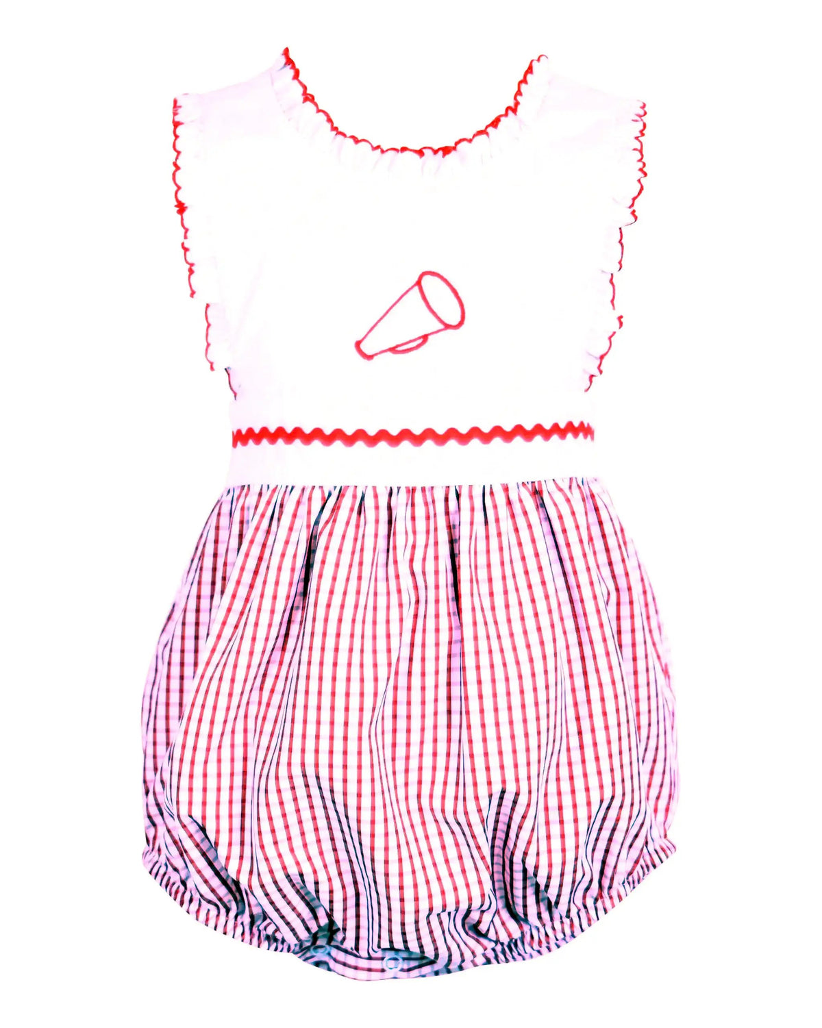 Yellow Lamb Girls Chelsea Game Day Megaphone Bubble - UGA Red