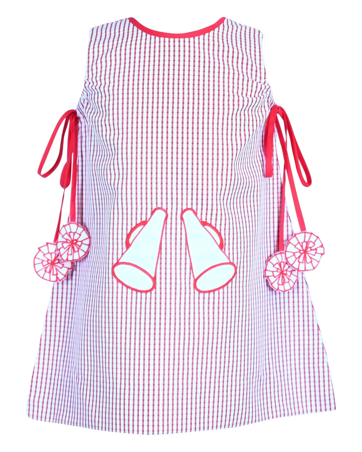 Yellow Lamb Girls Emma Jumper Dress - Game Day UGA Red by Yellow Lamb