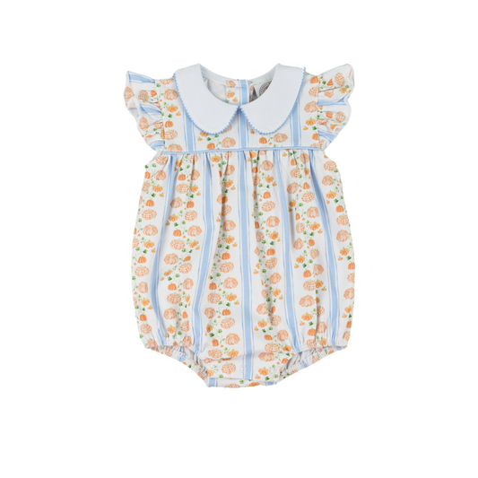 Cypress Row Girls Blue & Orange Gourd and Grace Girls Penelope Prep Bubble