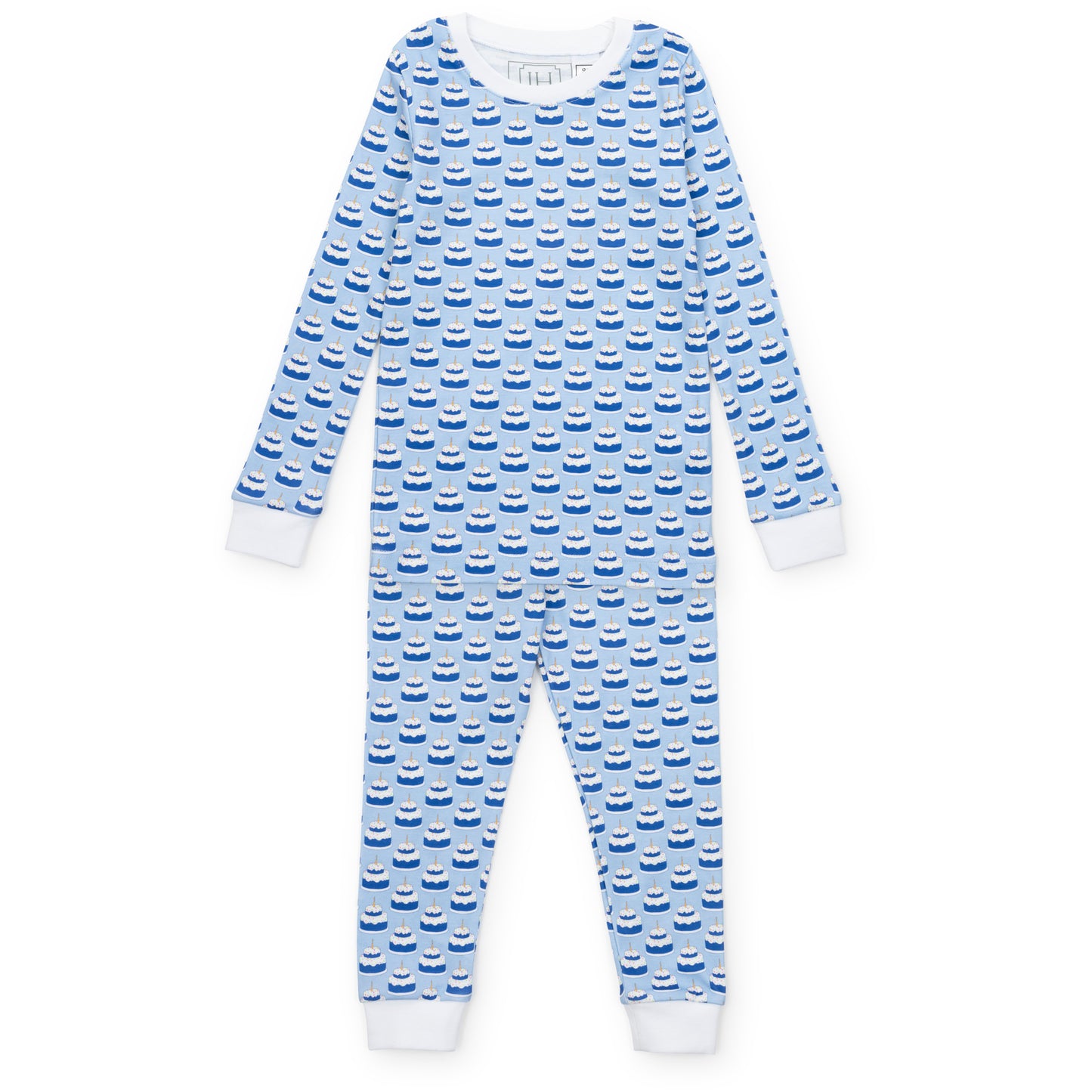 Lila & Hayes Boys Grayson Pajamas Set - Blue Birthday Cakes by Lila & Hayes