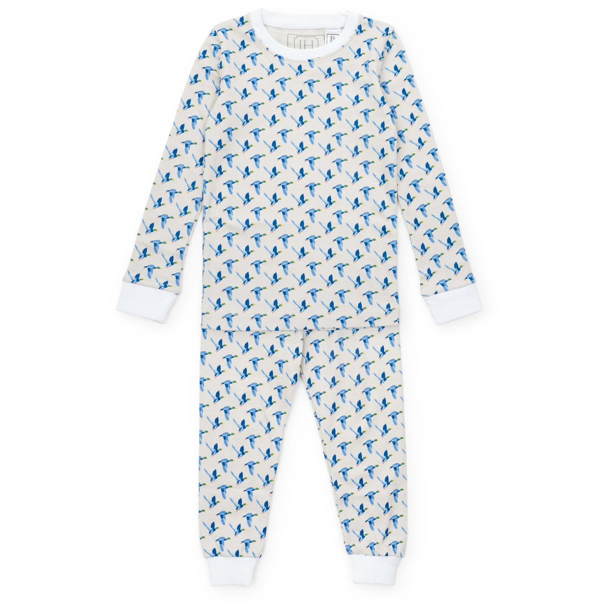 Lila & Hayes Boys Grayson Pajamas Set - Blue Mallard Ducks