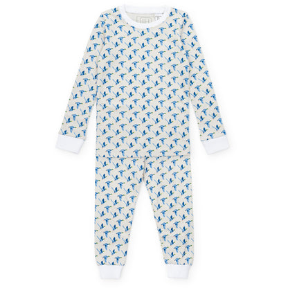 Lila & Hayes Boys Grayson Pajamas Set - Blue Mallard Ducks by Lila & Hayes