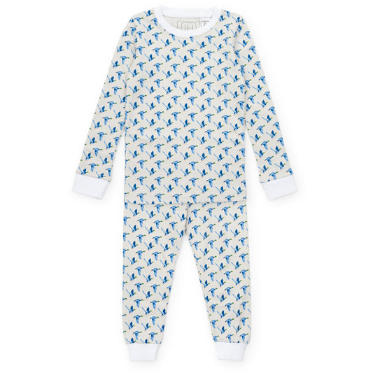Lila & Hayes Boys Grayson Pajamas Set - Blue Mallard Ducks by Lila & Hayes