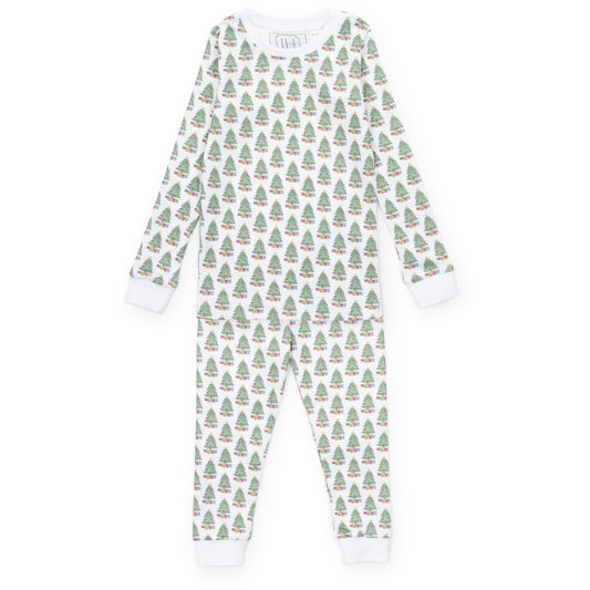 Lila & Hayes Boys Grayson Pajamas Set - Green Under the Christmas Tree by Lila & Hayes