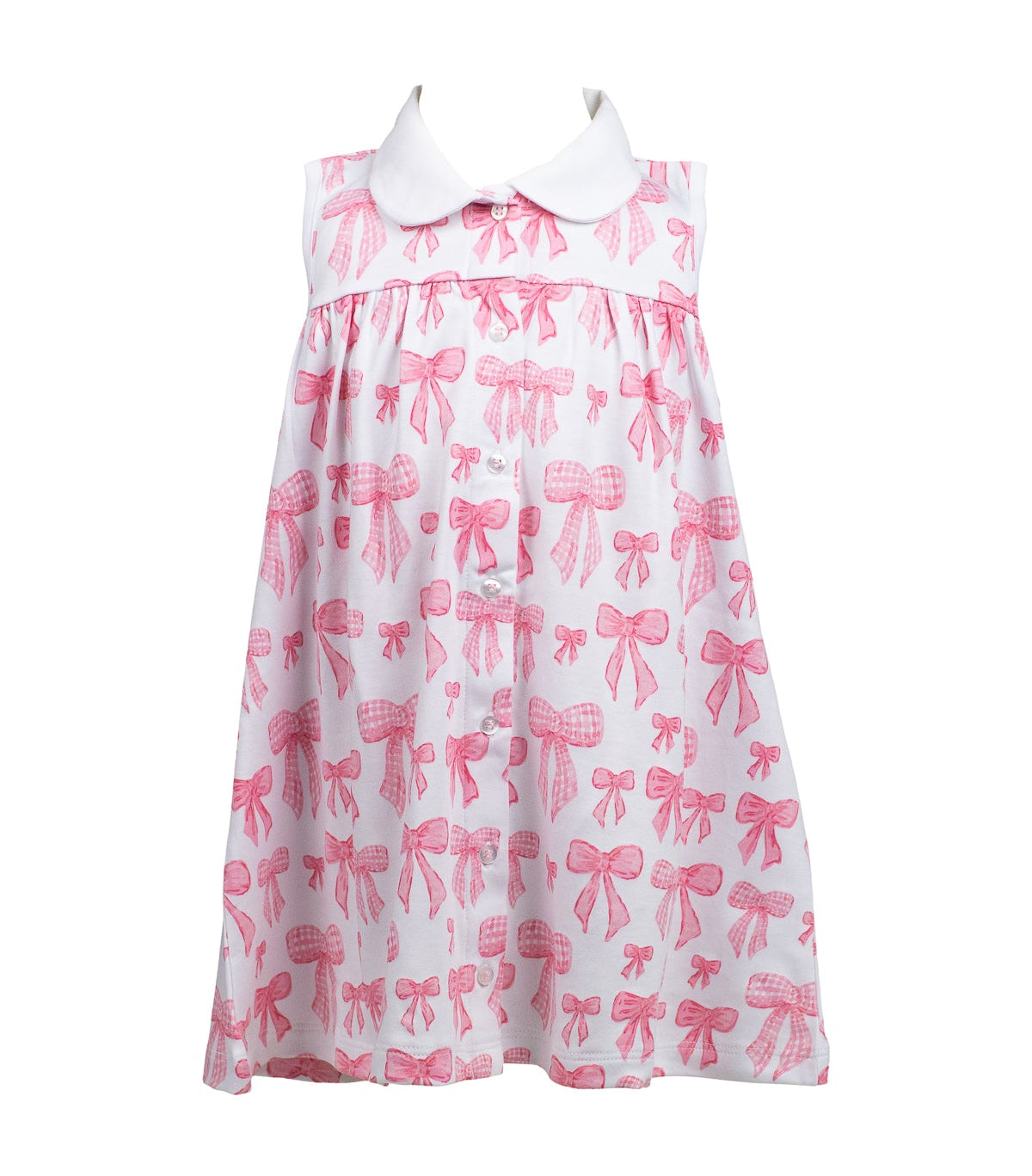 Proper Peony Girls Grosgrain Pink Bow Dress by Proper Peony