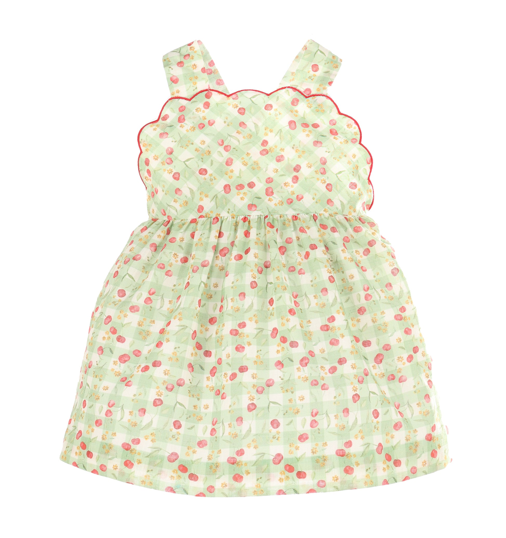 Sophie & Lucas Girls Cheeky Cherries Dress