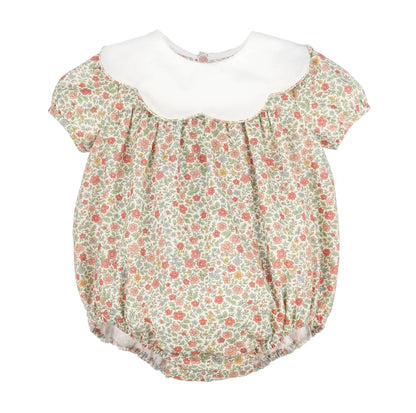 Sophie & Lucas Girls Orange Storybook Vintage Scallop Bubble