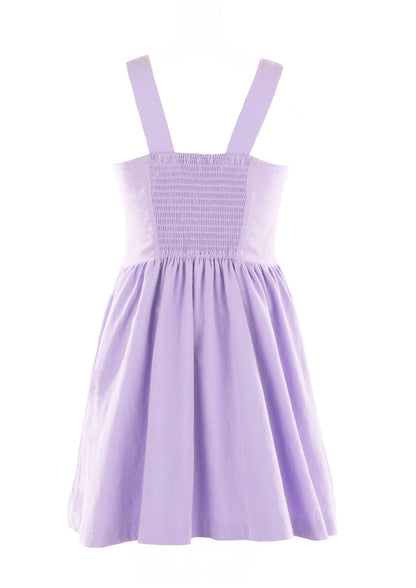 Luli & Me Girls Willow Pleated Dress - Lilac by Luli & Me