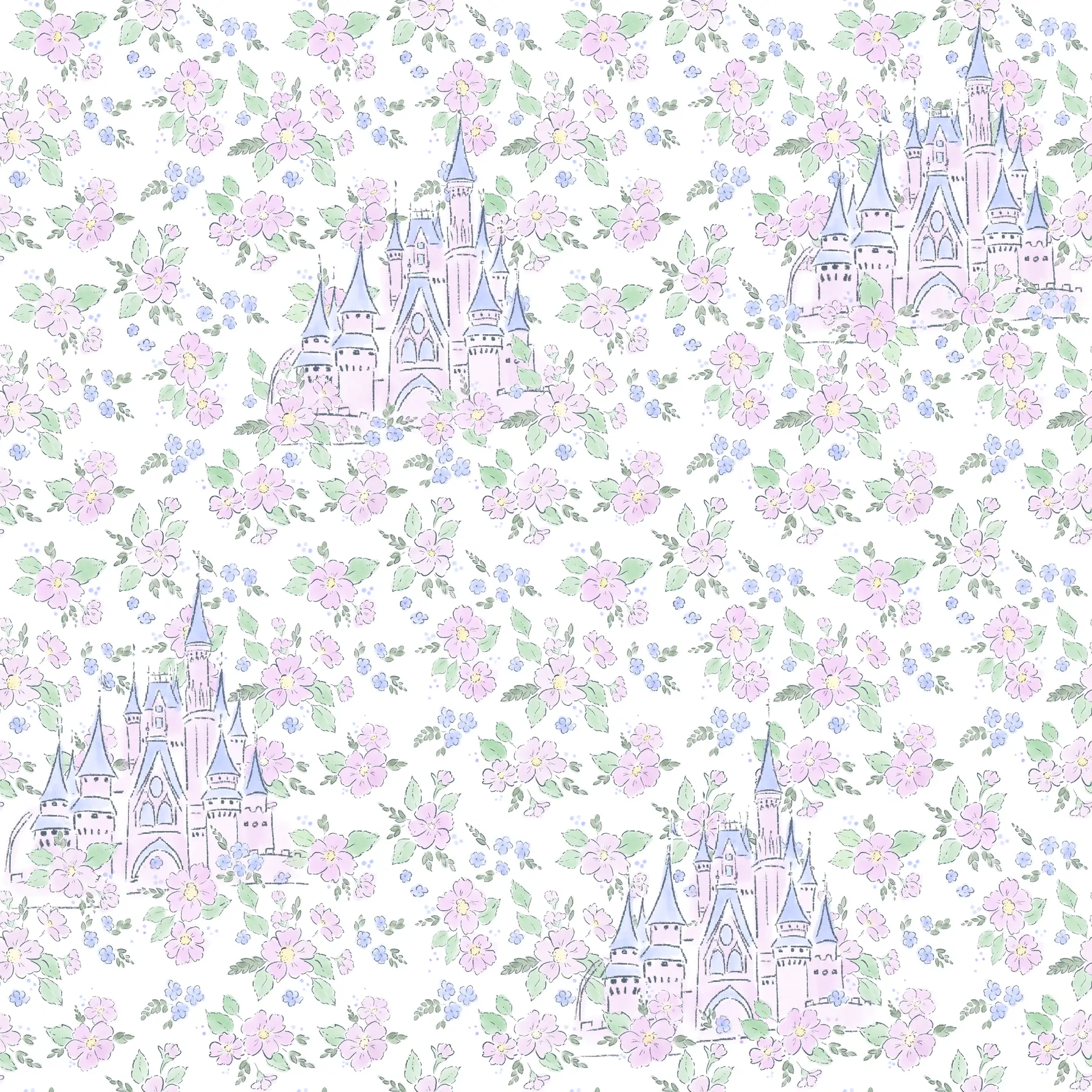 Trotter Street Kids Girls Lavender & Pink Hidden Castle Dress