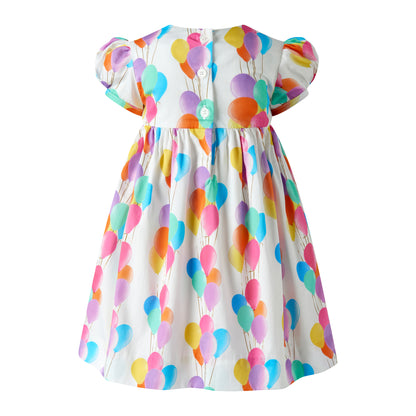 Rachel Riley London Baby Girls Birthday Balloons Dress with Bloomers by Rachel Riley
