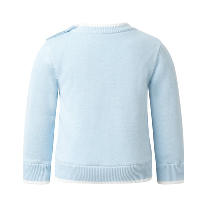 Rachel Riley London Boys Blue Puppy Dog Sweater by Rachel Riley