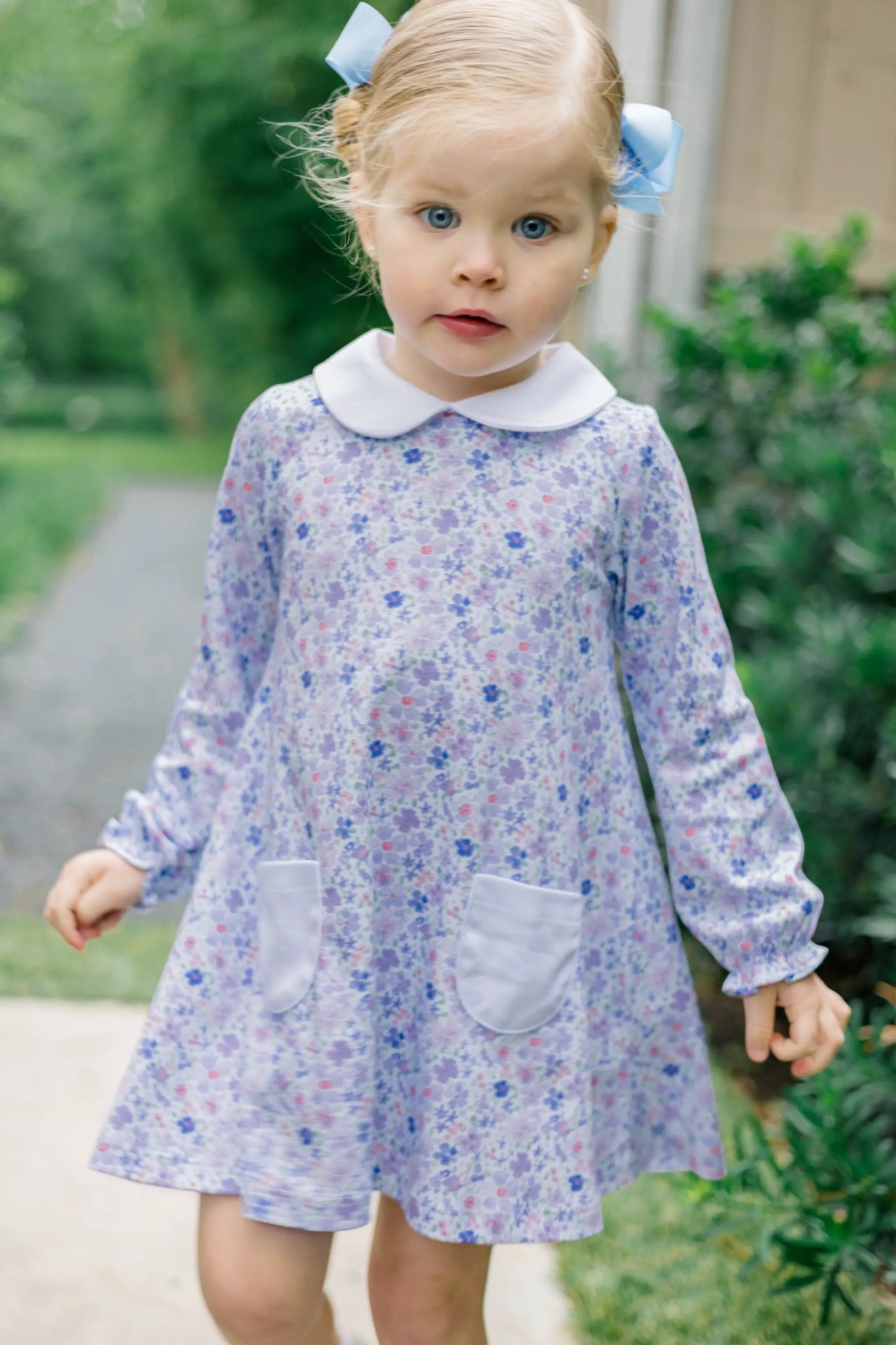 Proper Peony Girls Iris Garden Dress