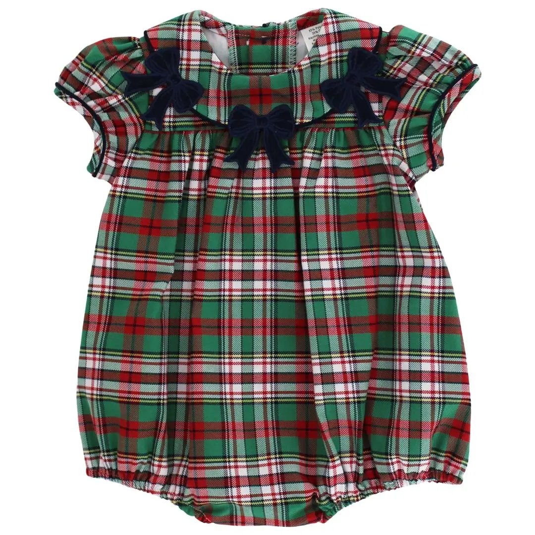 Bailey Boys Girls Christmas Plaid Short Bubble by Bailey Boys
