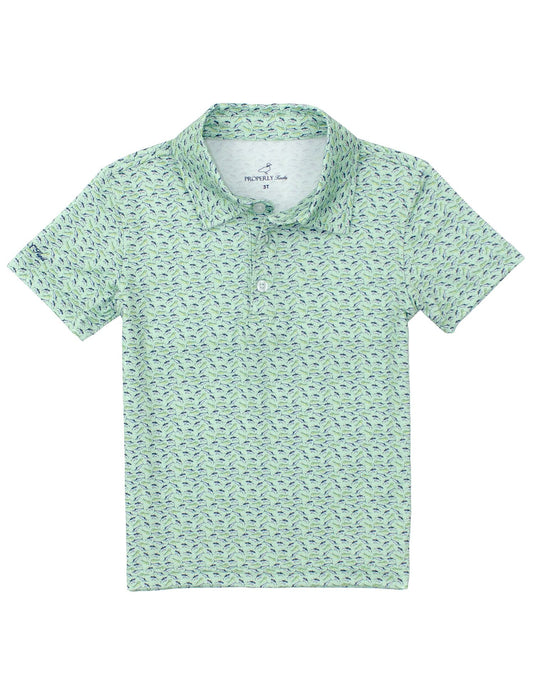 Properly Tied Boys Inlet Polo Shirt - Offshore Slam by Properly Tied