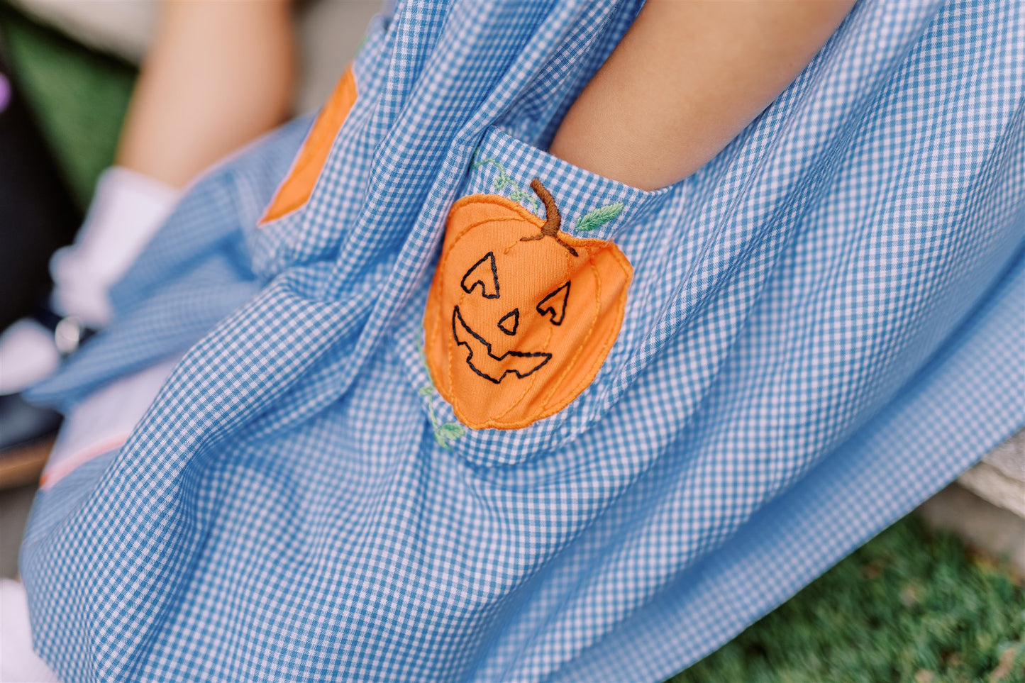 Proper Peony Jackie Blue Pumpkin Dress by Proper Peony