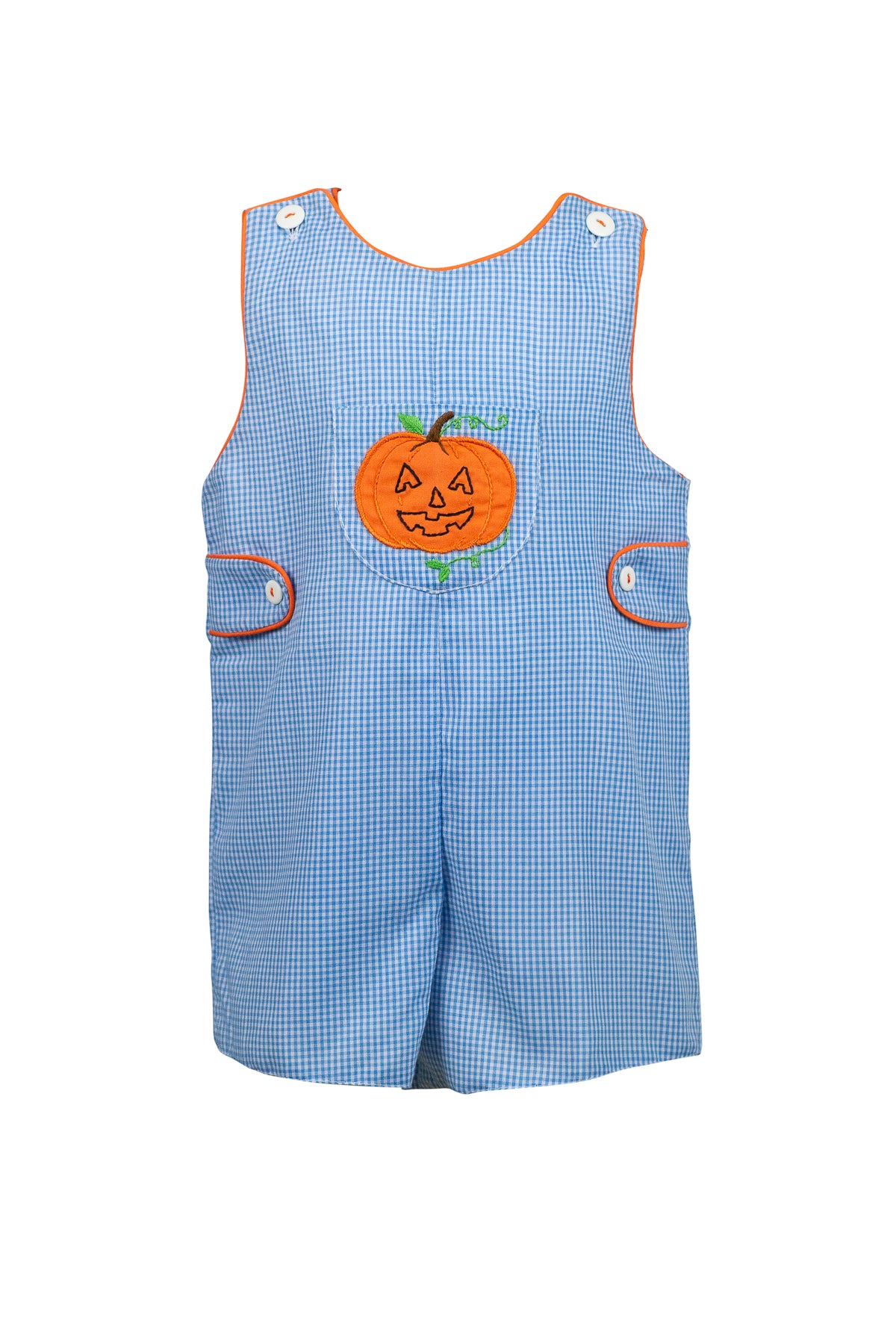 Proper Peony Boys Blue Jackie Halloween Pumpkin Jon Jon by Proper Peony